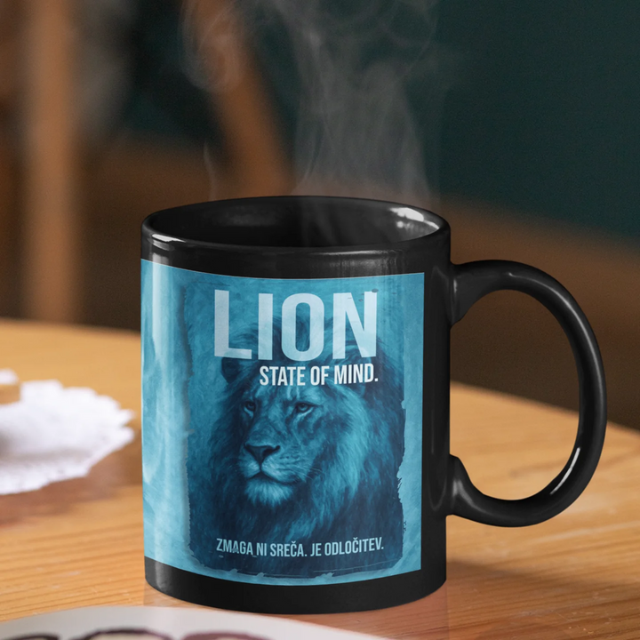 Lion State of Mind – Motivacijska skodelica z levom