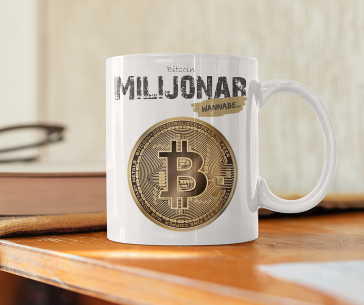 Bitcoin Millijonar Wannabe - skodelica