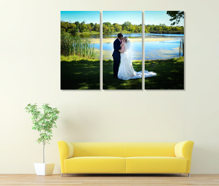 Tisk na platno - SET 3 slik (100x50 cm)