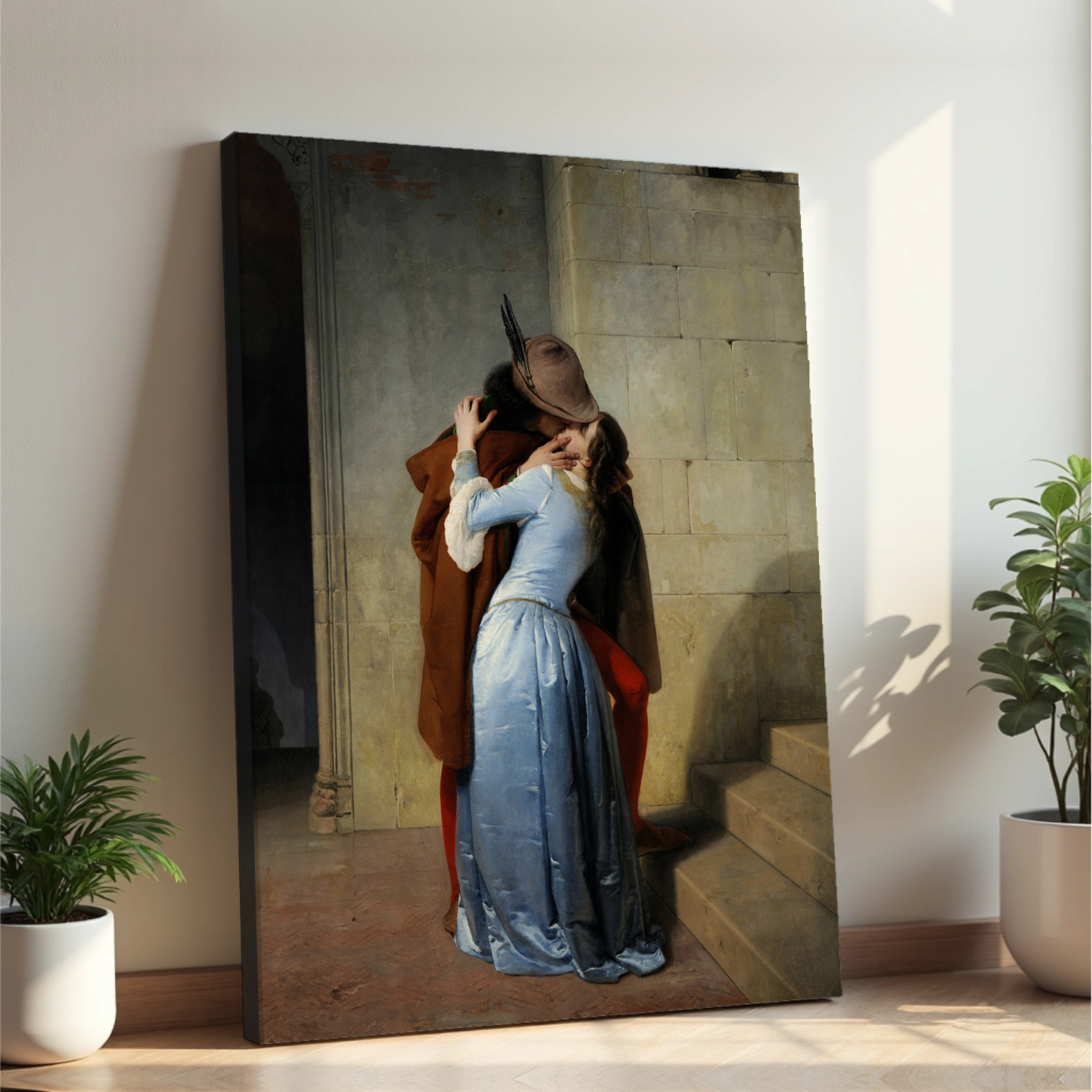 Francesco Hayez - Poljub (tisk na platno)
