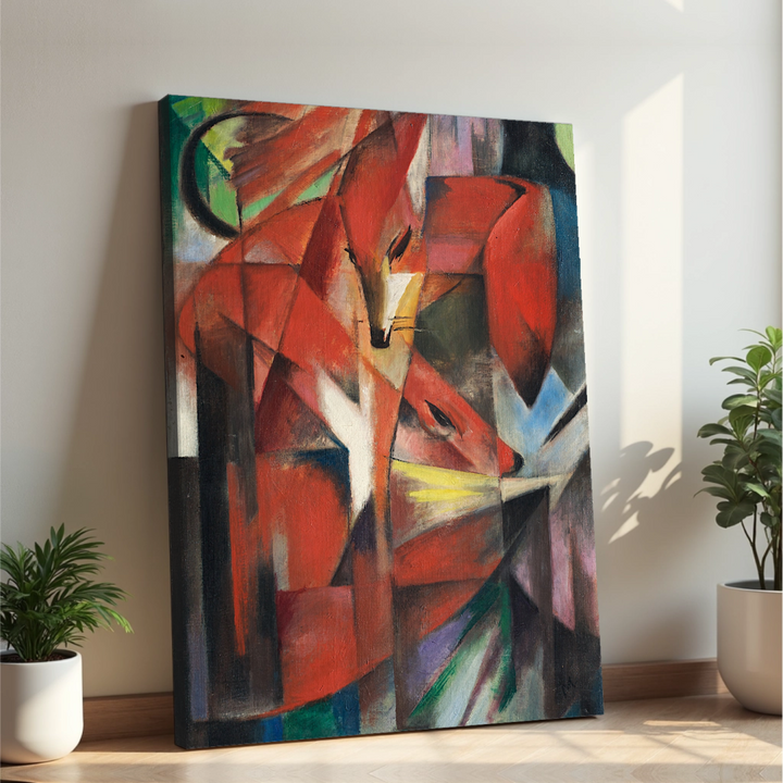 Franz Marc - Lisice (tisk na platno)