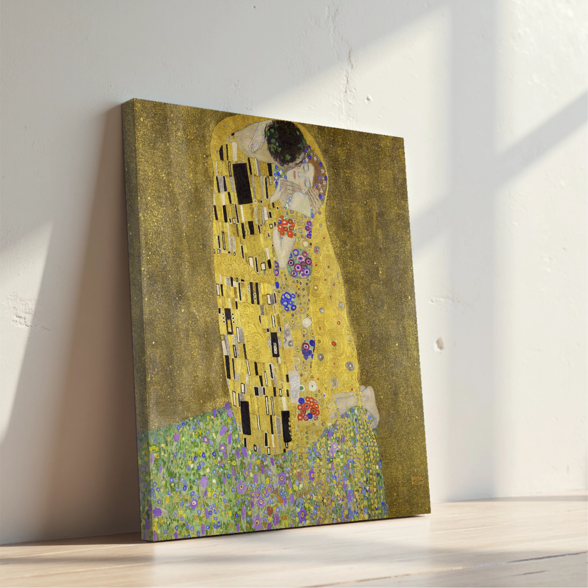 Gustav Klimt - Poljub (tisk na platno)