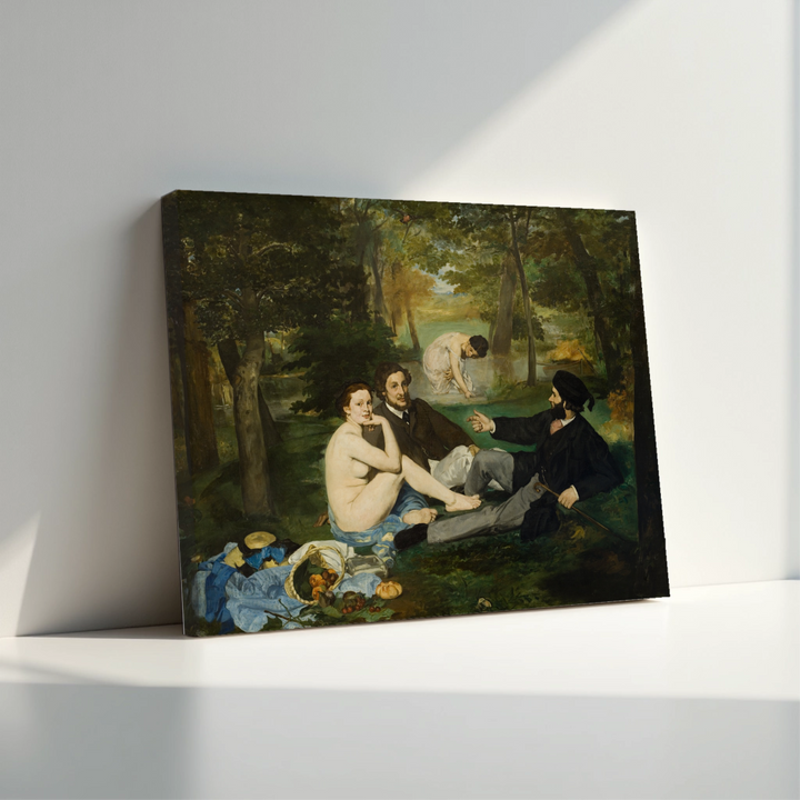 Edouard Manet - Kosilo na travi (tisk na platno)