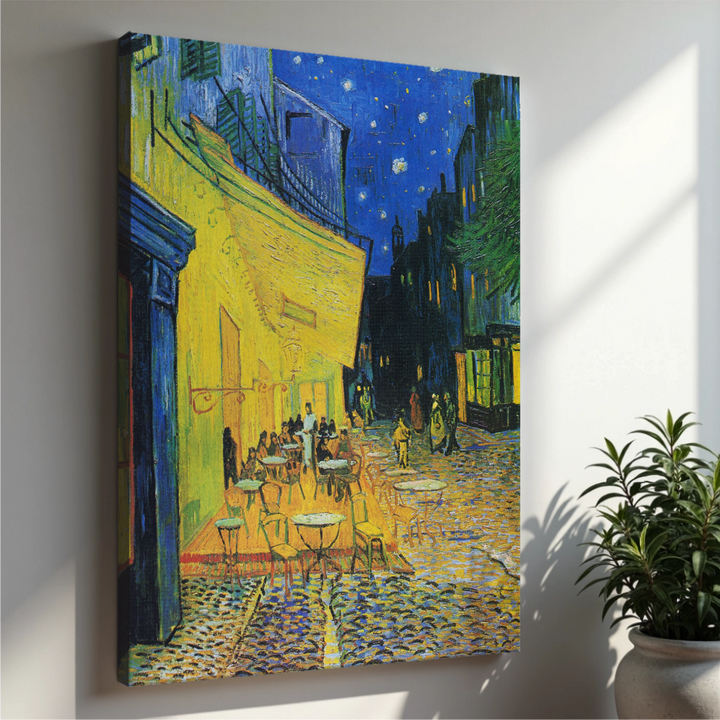 Vincent van Gogh - Kavarnina terasa ponoči (tisk na platno)