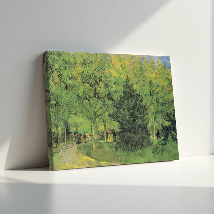 Vincent van Gogh - Pot v javnem vrtu v Arlesu (tisk na platno)