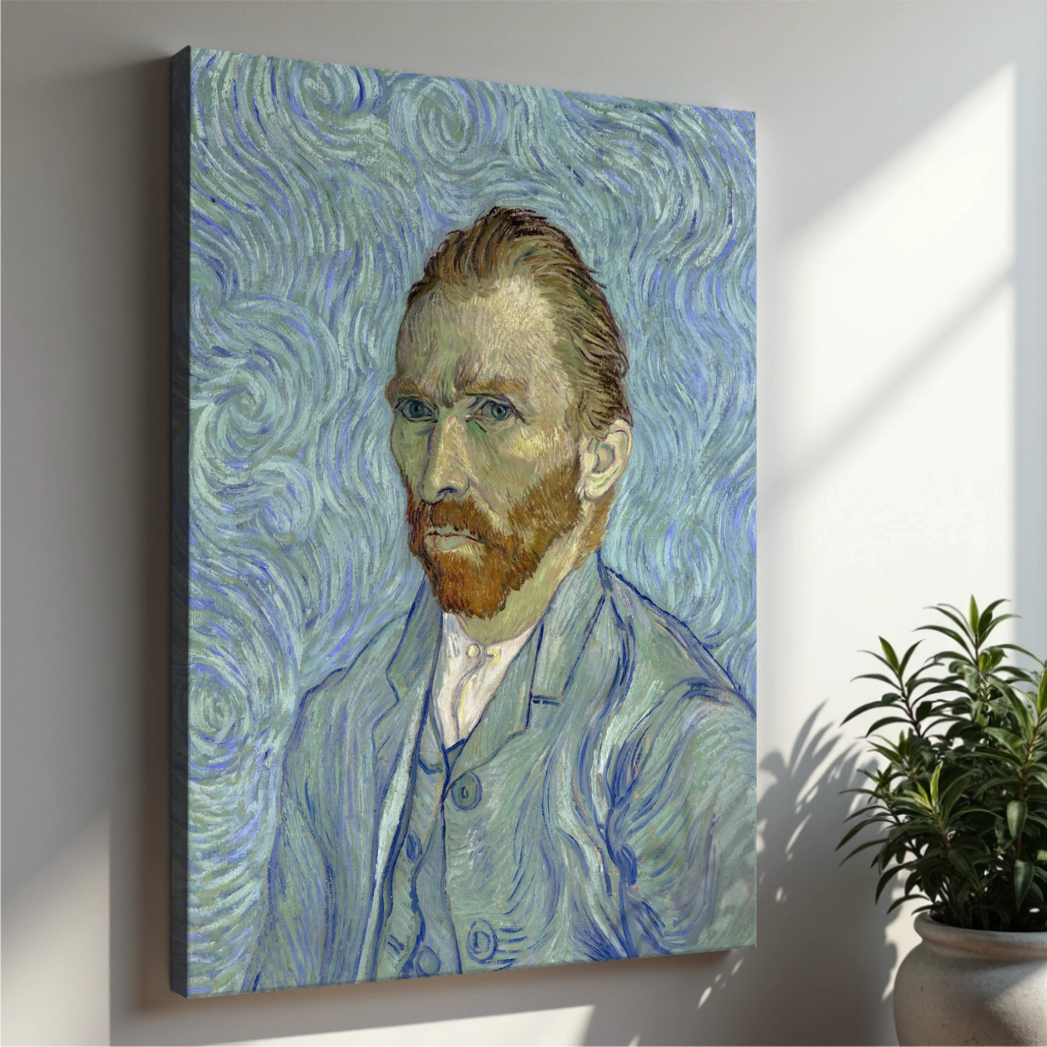 Vincent van Gogh - Avtoportret 1889 (tisk na platno)