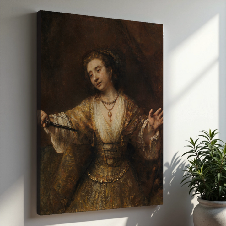 Rembrandt - Lucretia 1664 (tisk na platno)