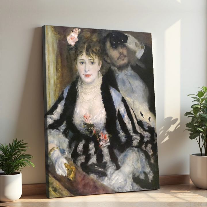 Pierre Auguste Renoir - Loža (tisk na platno)