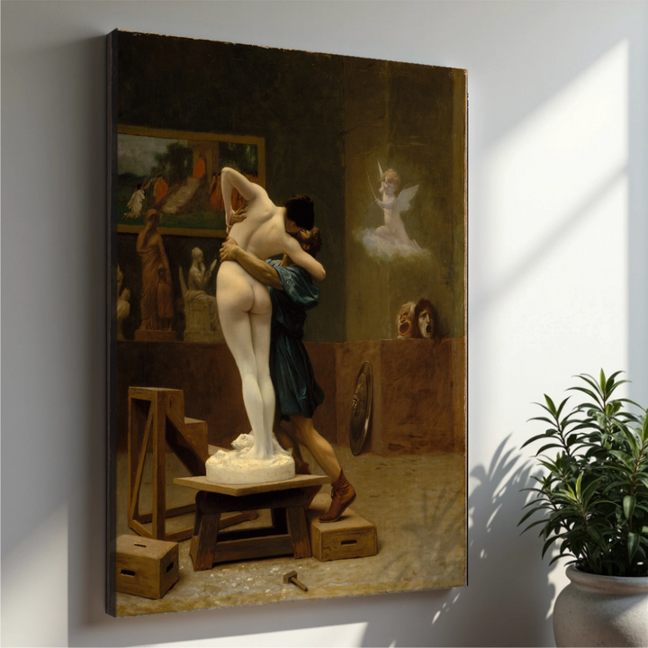 Jean-Léon Gérôme - Pygmalion in Galatea (tisk na platno)