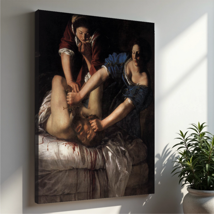 Artemisia Gentileschi - Judita obglavlja Holoferna (tisk na platno)