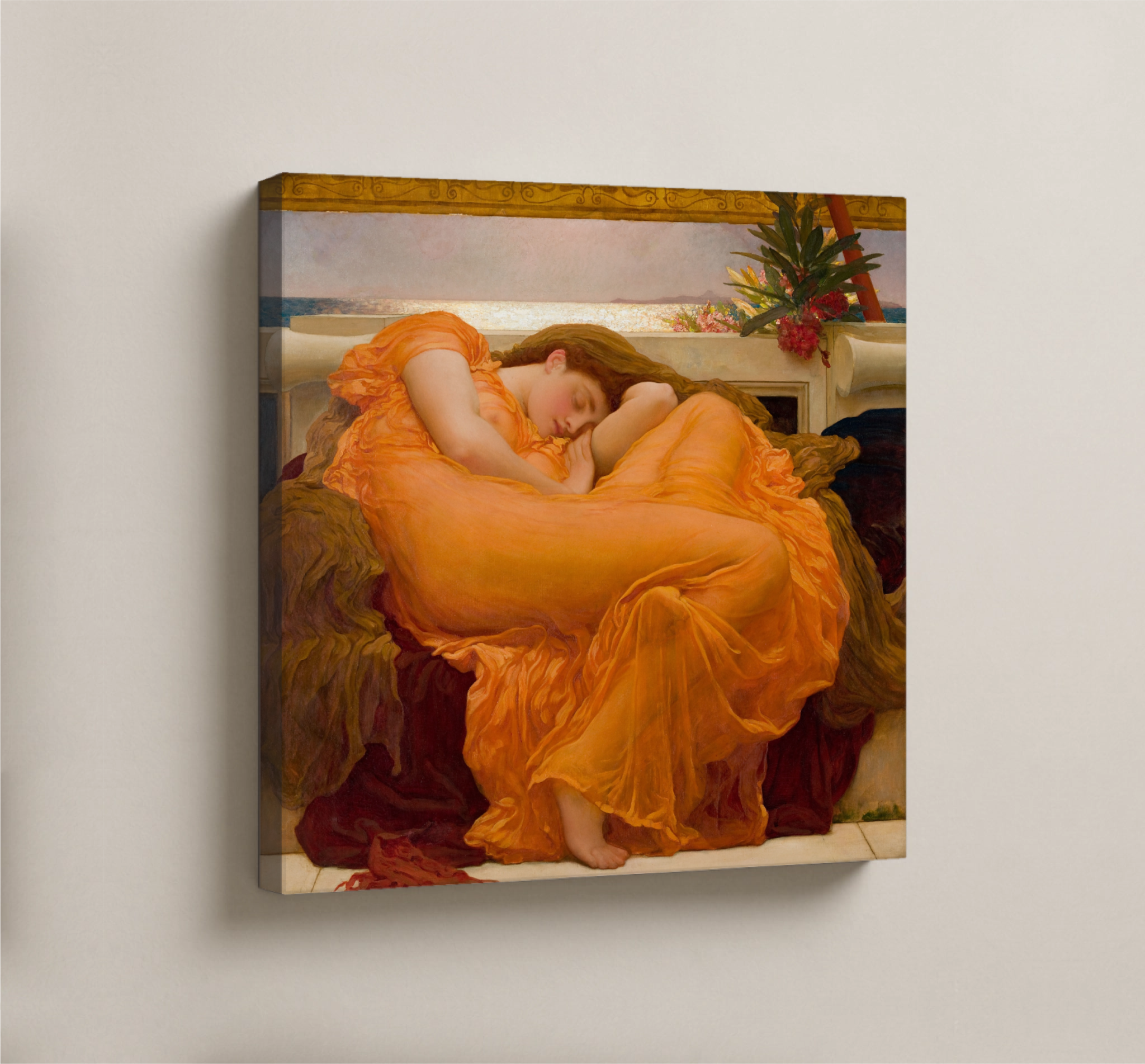 Frederic Leighton - Flaming June (tisk na platno)