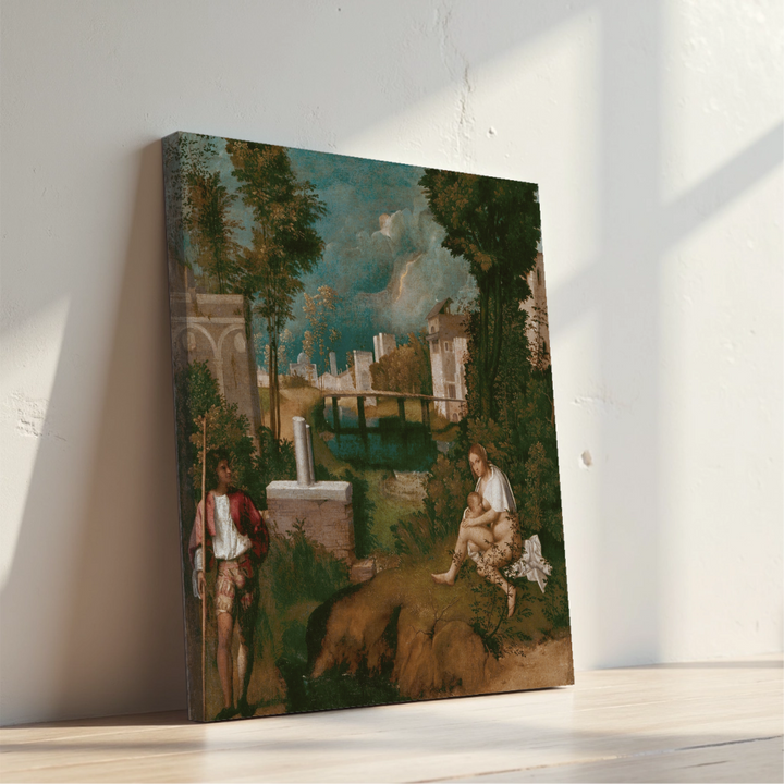 Giorgione - Nevihta (tisk na platno)