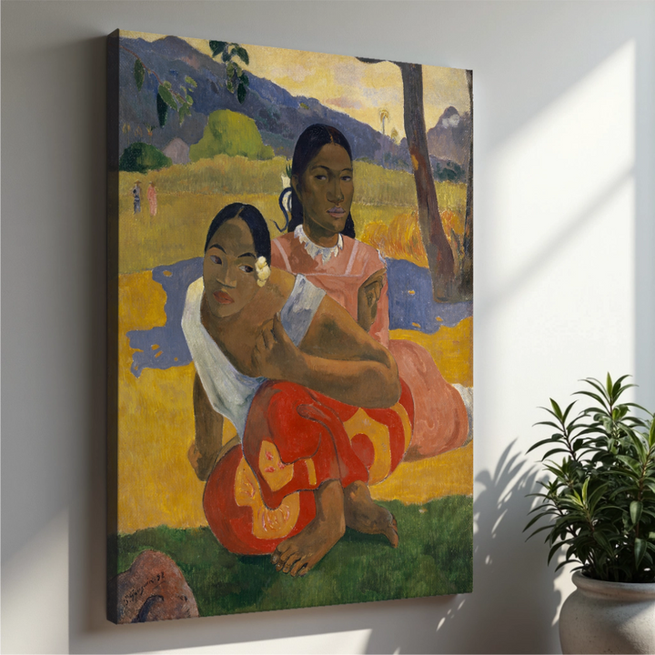 Paul Gauguin - Nafea Faa Ipoipo (tisk na platno)