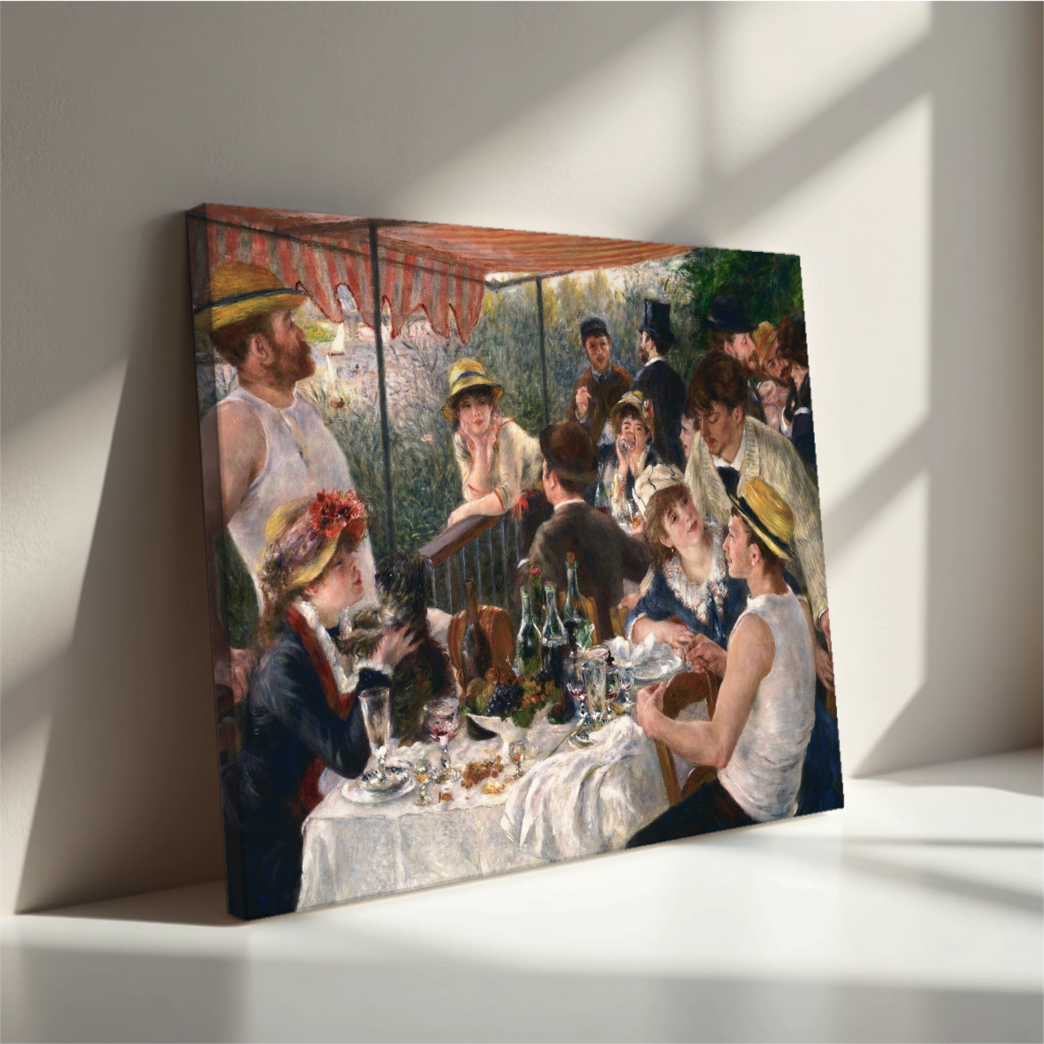 Pierre Auguste Renoir - Luncheon of the boating party (tisk na platno)