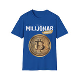 Royal modra majica Bitcoin Milijonar wannabe