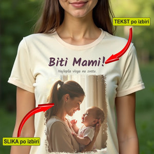 Tiska na majico - slika in tekst po izbiri