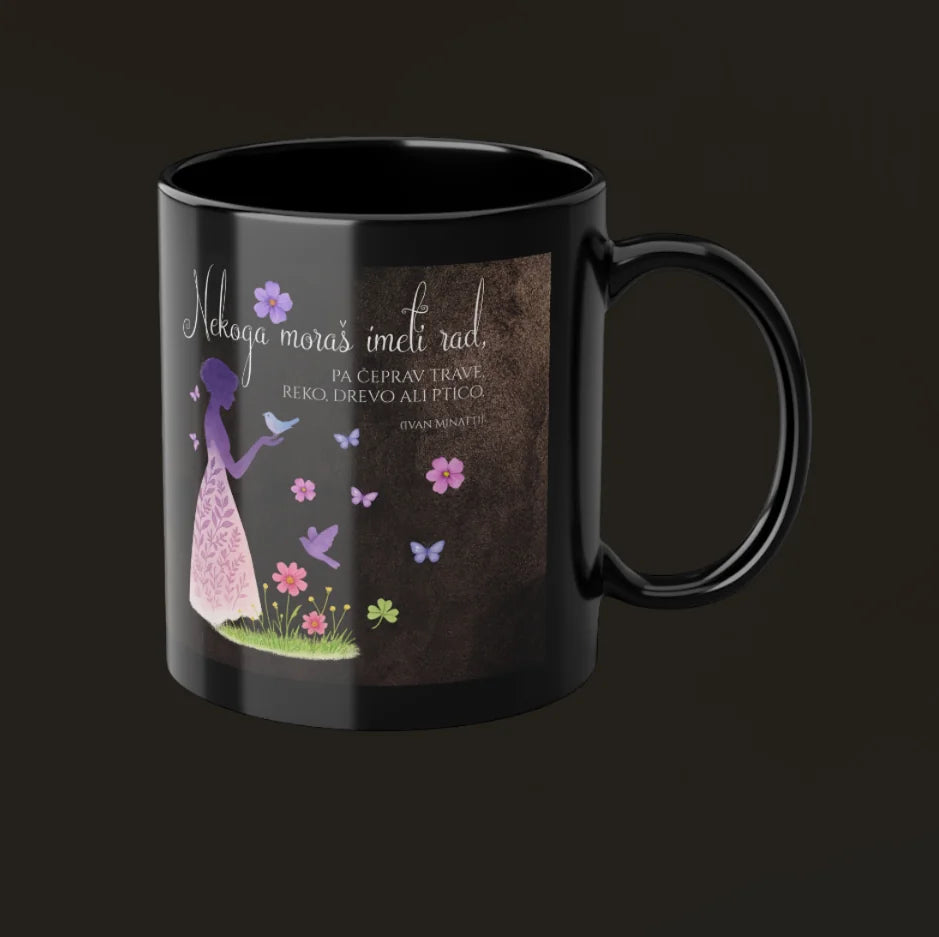 Nekoga moraš imeti rad – poetična skodelica z verzom Ivana Minattija