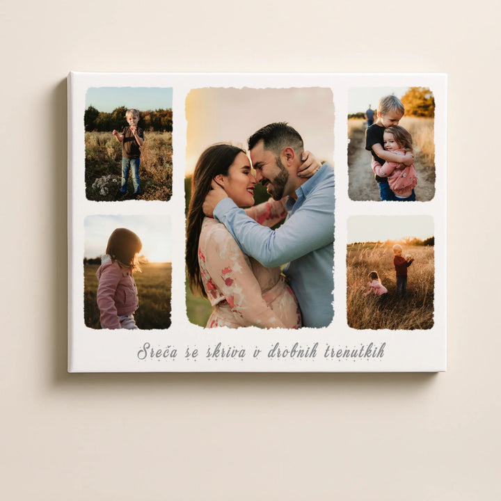 mockup KOLAŽ ležeča 3-4- 5 slik -bela