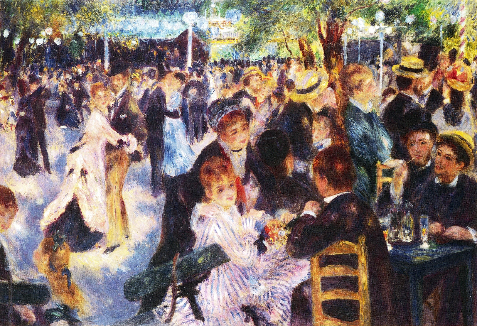 Pierre Auguste Renoir - Ples v Moulin de la Galette (tisk na platno)