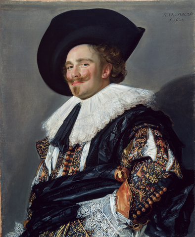 Frans Hals - Laughing Cavalier (tisk na platno)