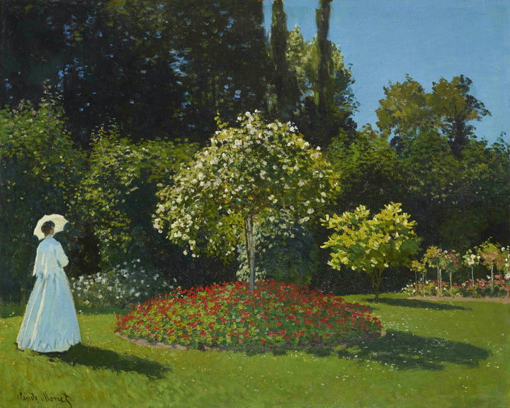 Claude Monet - Dama na vrtu (tisk na platno)