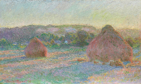 Claude Monet - Kopice (konec poletja) - tisk na platno