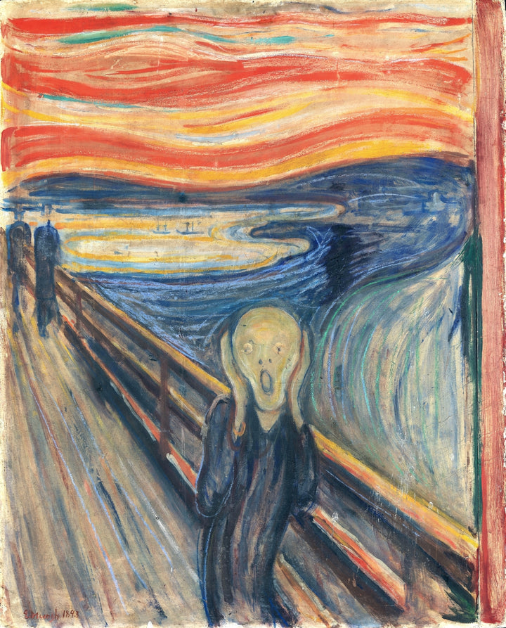Edvard Munch - Krik (tisk na platno)