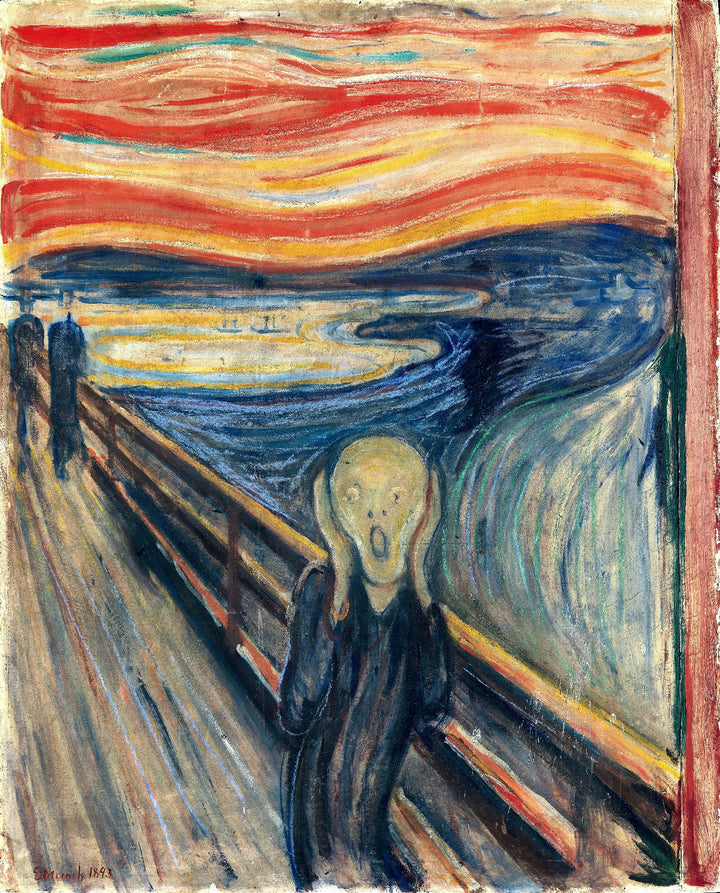 Edvard Munch - Krik (tisk na platno)