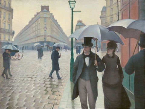 Gustave Caillebotte - Paris Street; Rainy Day (tisk na platno)