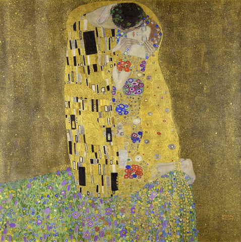 Gustav Klimt - Poljub (tisk na platno)