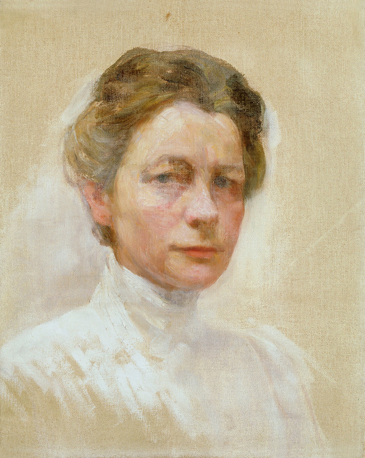 Ivana Kobilica - Avtoportret v belem (tisk na platno)