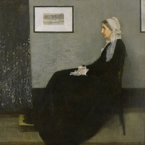 James McNeill Whistler - Whistlerjeva mati (tisk na platno)