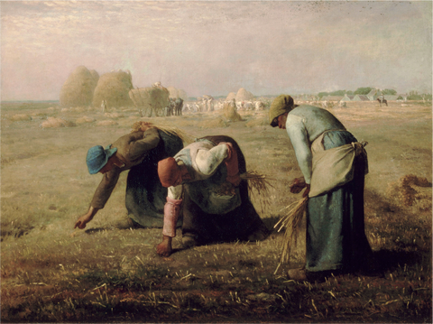 Jean-Francois Millet - The Gleaners (tisk na platno)