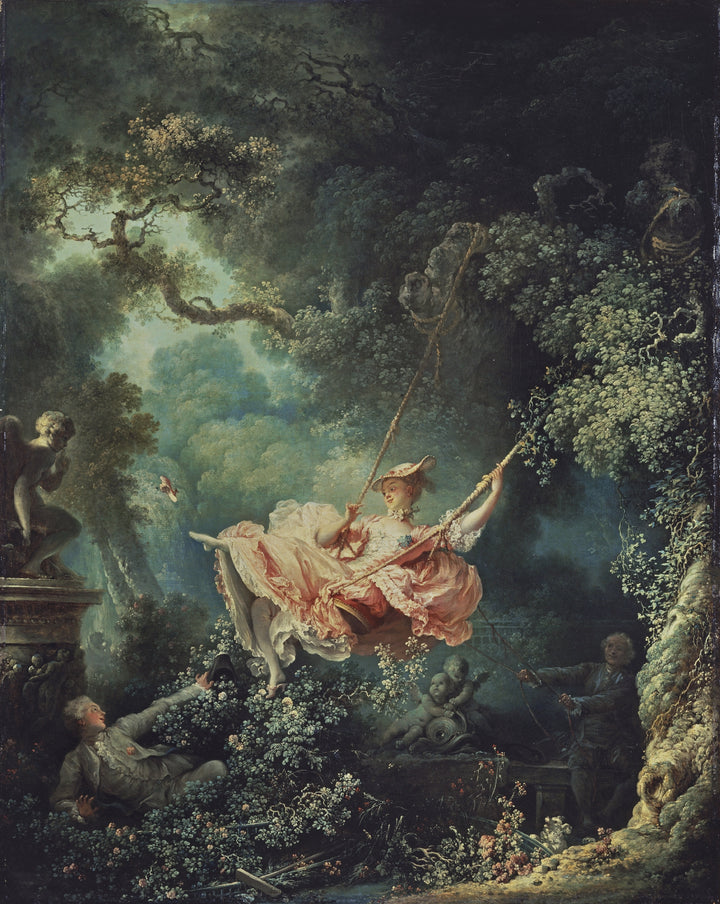 Jean-Honoré Fragonard - Gugalnica (tisk na platno)