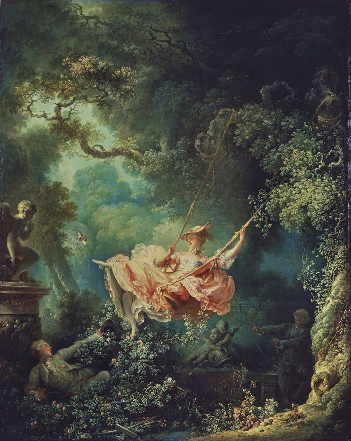 Jean-Honoré Fragonard - Gugalnica (tisk na platno)