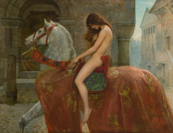 John Collier - Lady Godiva (tisk na platno)
