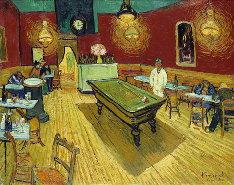 Vincent van Gogh - Nočna kavarna (tisk na platno)