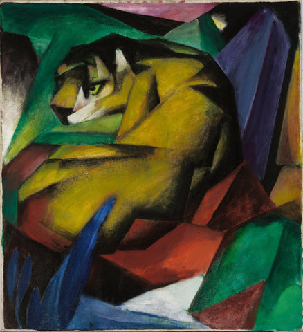 Franz Marc - Tiger (tisk na platno)