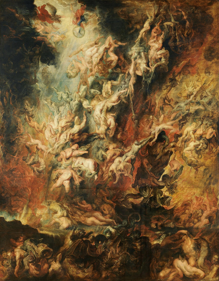 Peter Paul Rubens - Padec pogubljenih (tisk na platno)