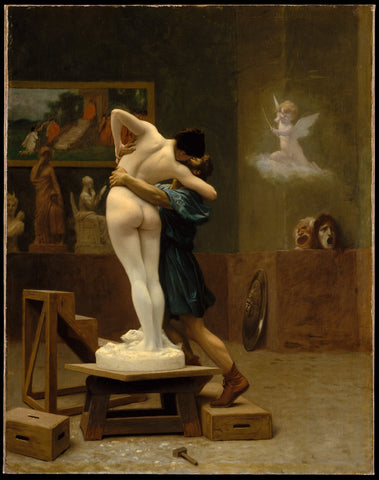 Jean-Léon Gérôme - Pygmalion in Galatea (tisk na platno)