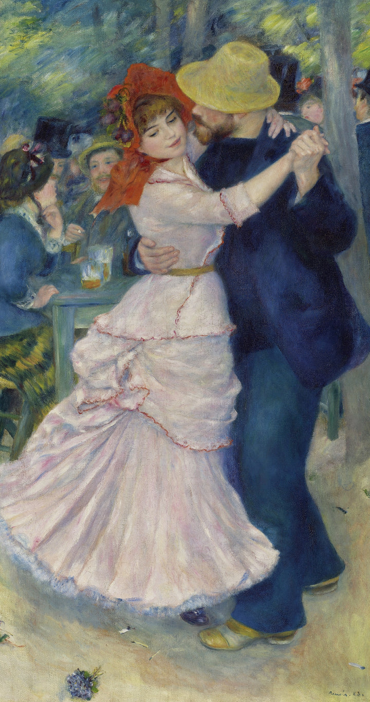 Pierre Auguste Renoir - Ples v Bougivalu (tisk na platno)