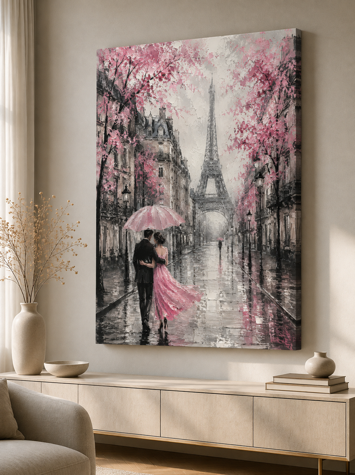 Romantični pariz – slika na platnu