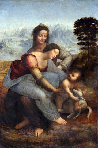 Leonardo Da Vinci - Marija in otrok s sv. Ano