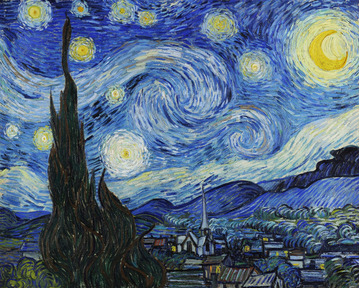 Vincent van Gogh - Zvezdna noč (tisk na platno)