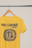 Rumena majica Bitcoin Milijonar wannabe