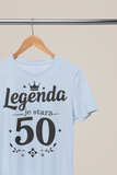 Svetlo modra majica Legenda je stara 50