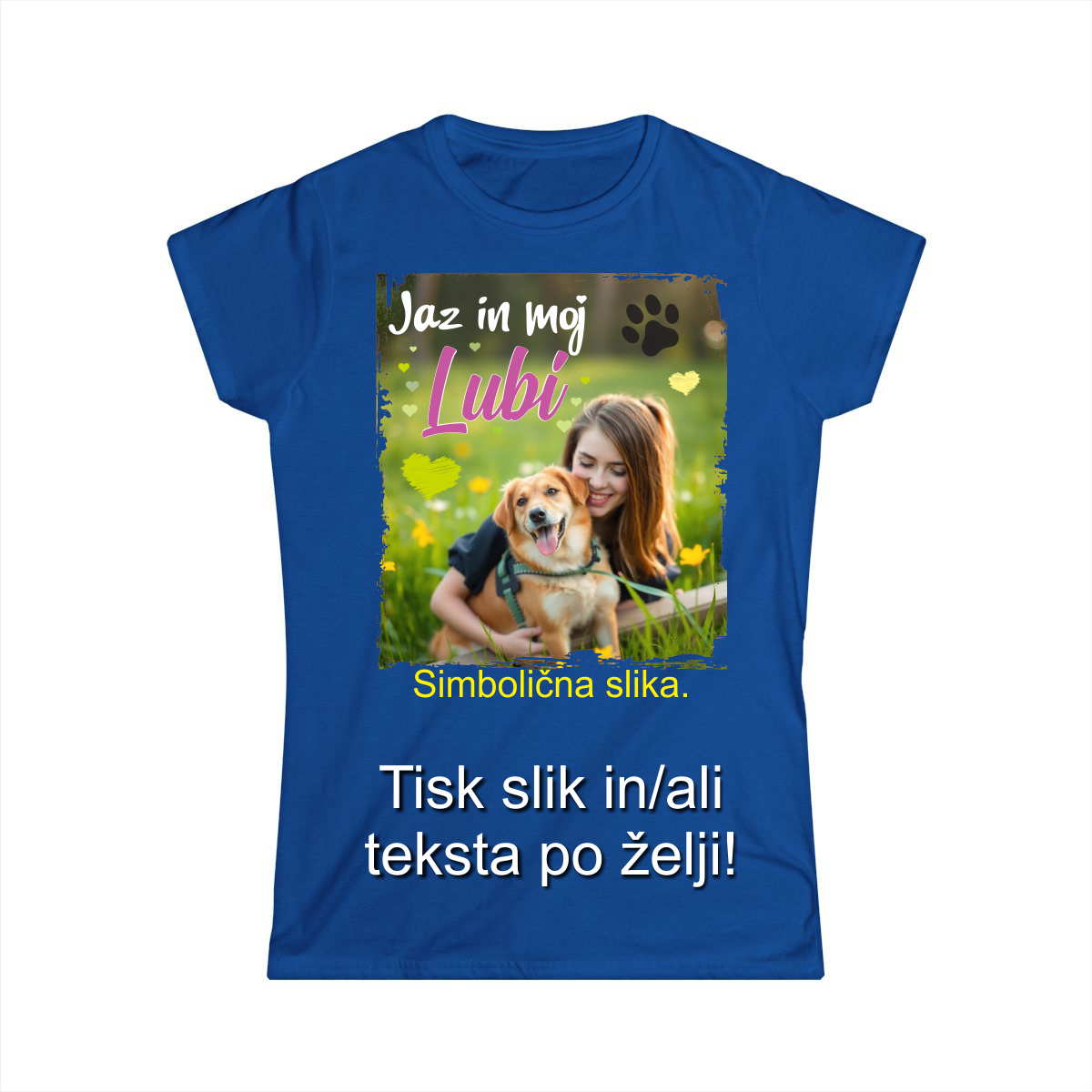 Tisk slike na Majico - Barvna Majica z Lastno Sliko