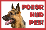 Doberman - pozorilna tabla Pozor hud pes!