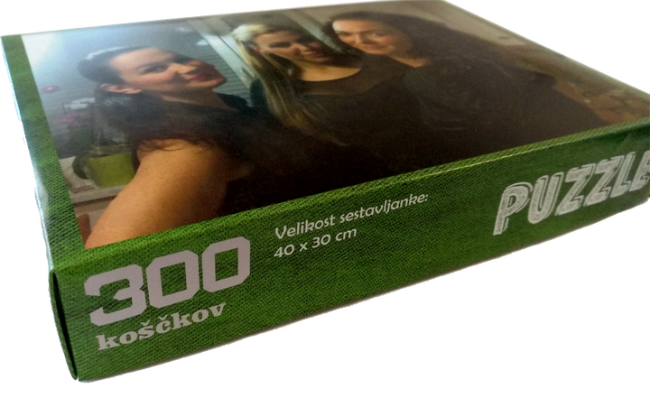 Puzzle A3 - 40x30 cm - 300 koščkov - svetleči, SLIKA PO ŽELJI